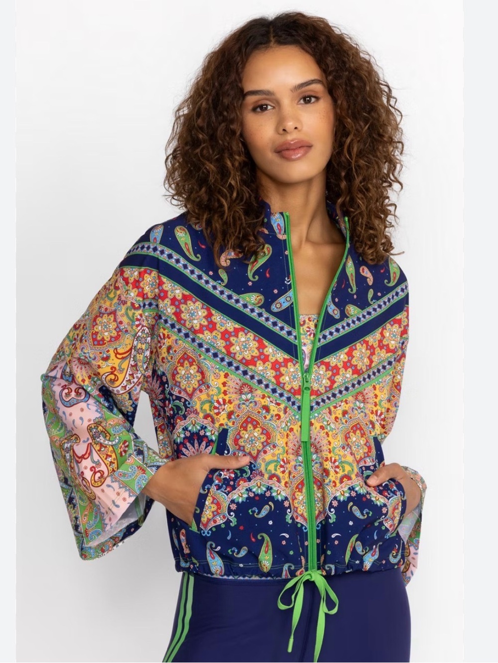 Johnny Was Breamar Night  Kimono Sleeve Drop Shoulder Jacket